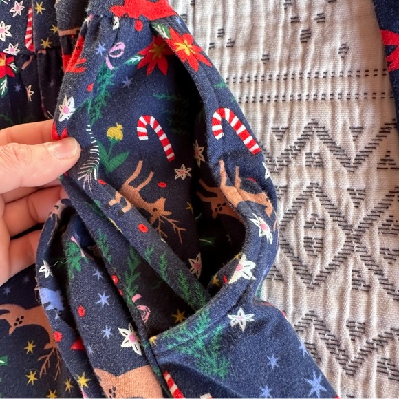 Hanna Andersson ‘Winter Wonderland’ Celebration Skater Dress Sz 6-7 - Picture 4 of 6